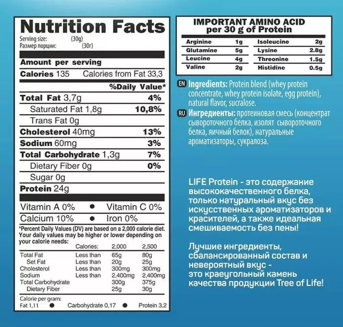 Tree of Life Protein (1800 г.)