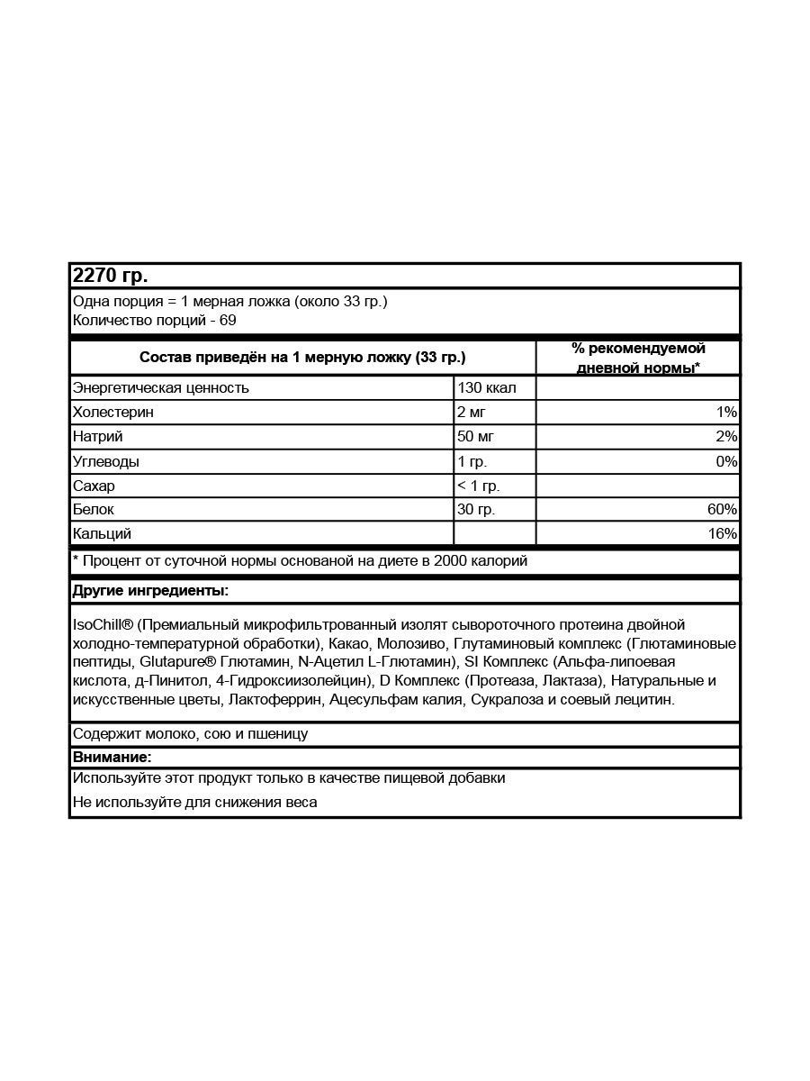 Ultimate Nutrition Iso Sensation (2270 г.)