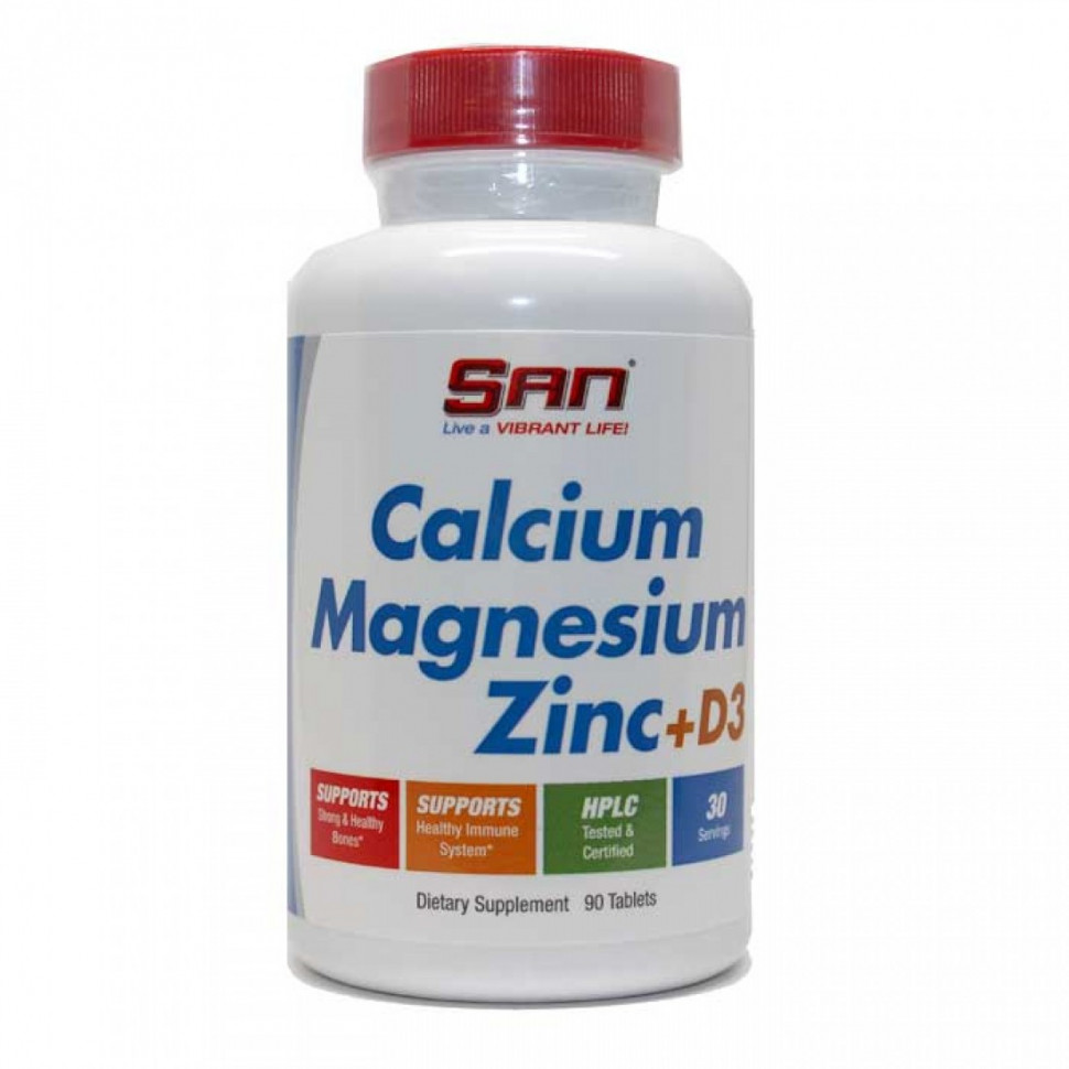 SAN Calcium Magnesium Zinc+Vit D3 ( 90 таб.)