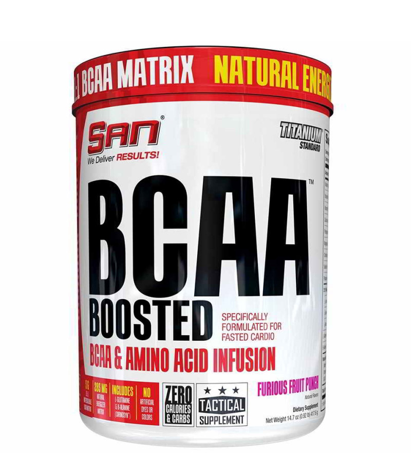 SAN BCAA Boosted ( 417 г.) (Фруктовая смесь)