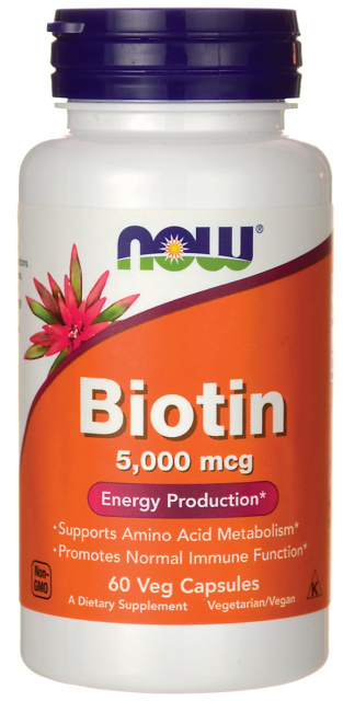 NOW Biotin (60 капс.)