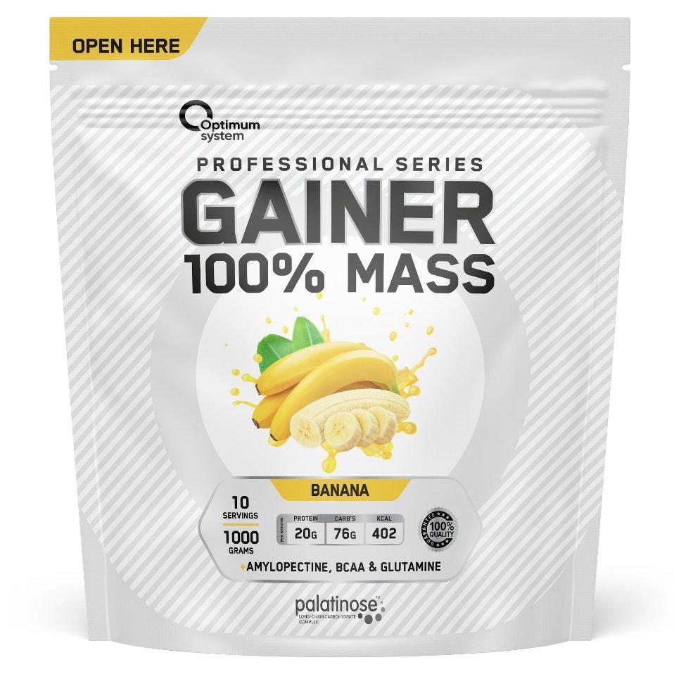 Optimum System Mass Gainer (1000 г.) (Банан)