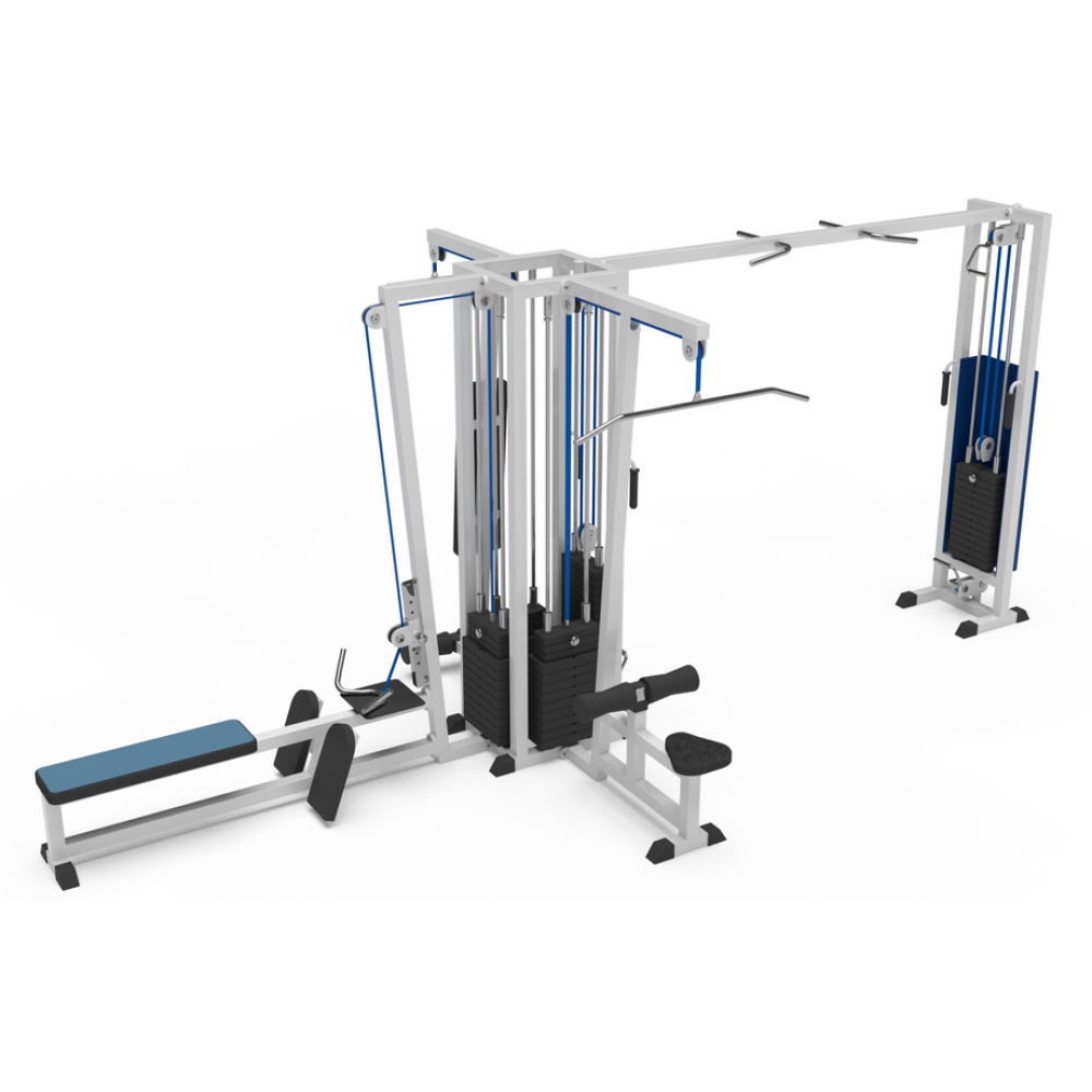 4-х позиционная станция с перекрестной тягой