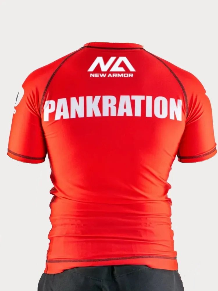 Рашгард Pankration красный