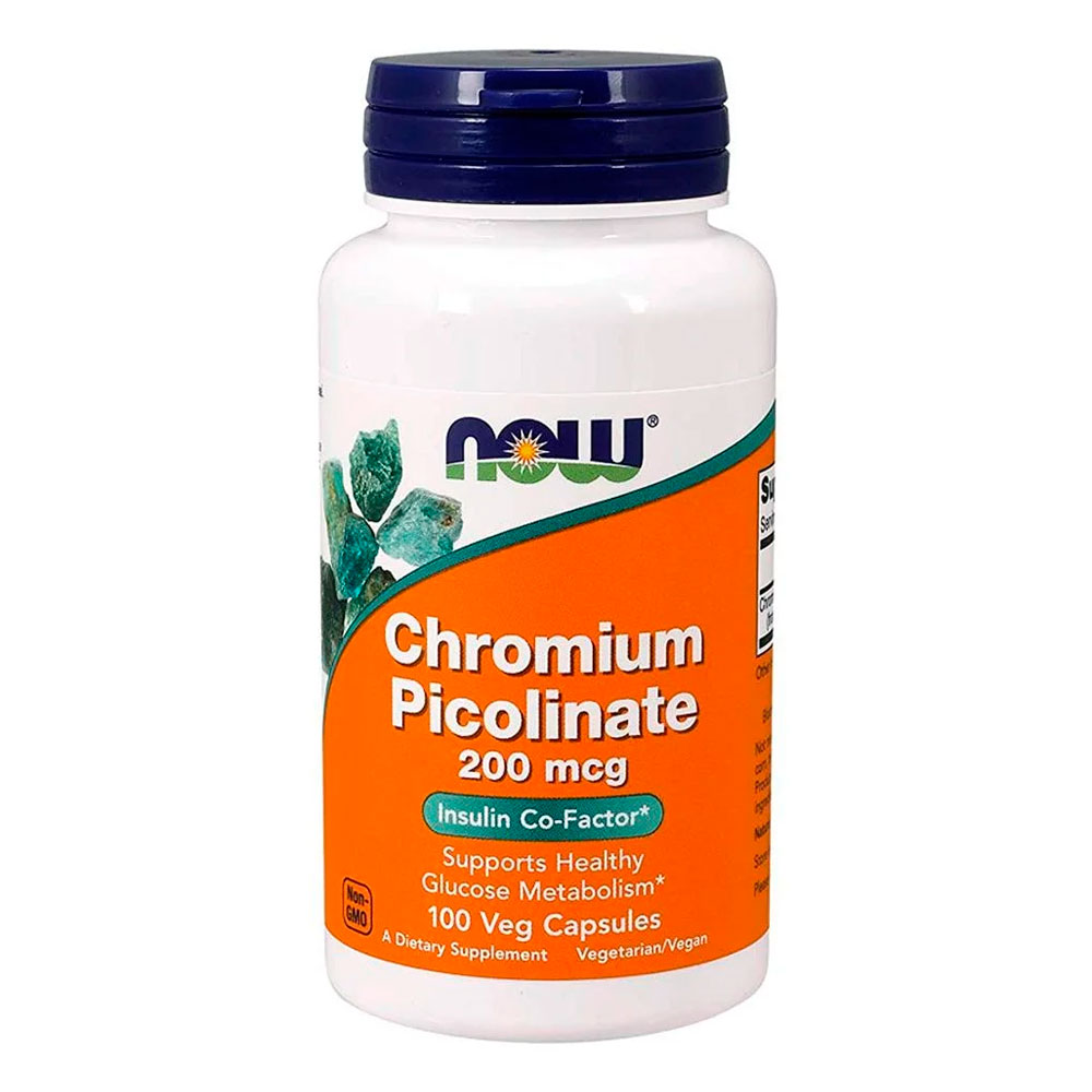 NOW Chromium Picolinate 200 мг. (100капс.)