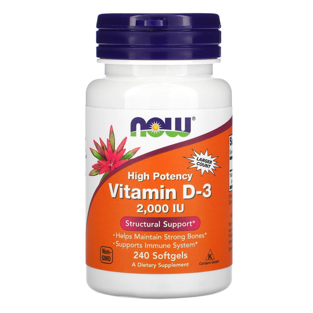 NOW D3 2000 (240 капс.)