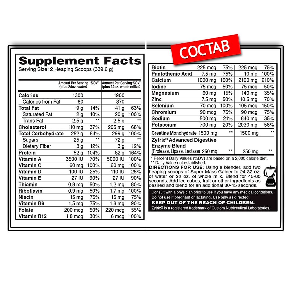 Dymatize Nutrition Super Mass Gainer (2722 г.) 