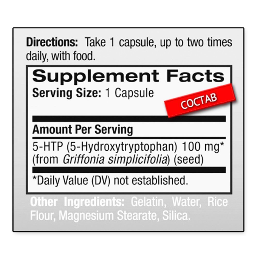 Natrol 5-HTP 100мг. (30капс.)