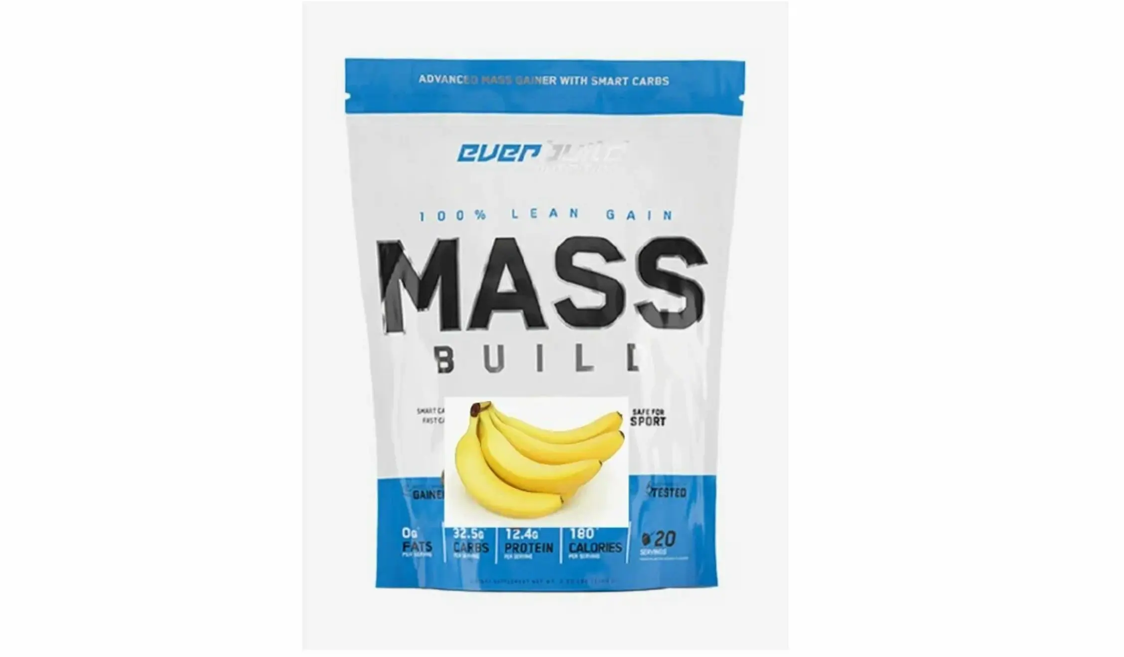 EVERBUILD Mass Build Gainer Bag (1000гр) (Банан)