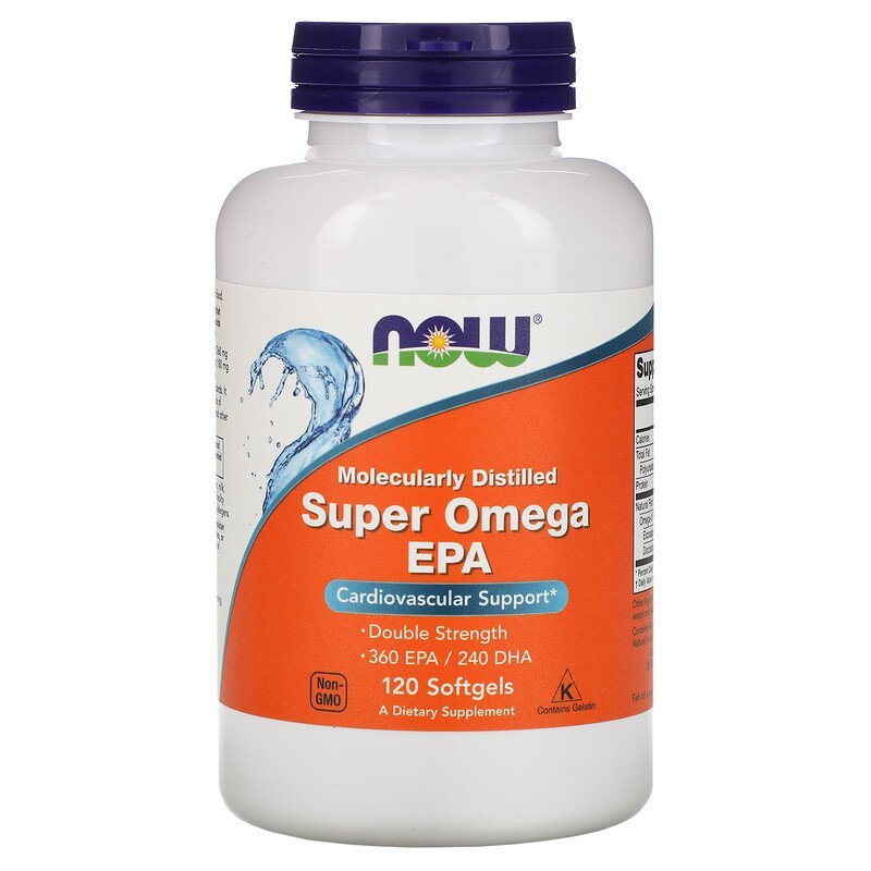 NOW Omega Super EPA(120 капс.)
