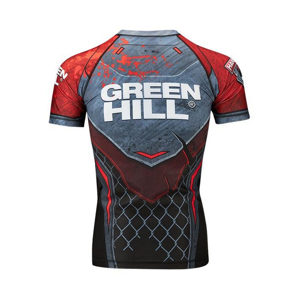 Рашгард RASH GUARD HARDCORE черно-красный 