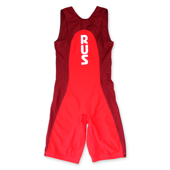 Трико борцовское "Хай-тек-3", красное