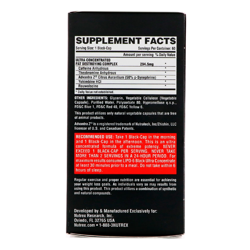 Nutrex Lipo-6 Black Ultra Con V2  (60 капс.)