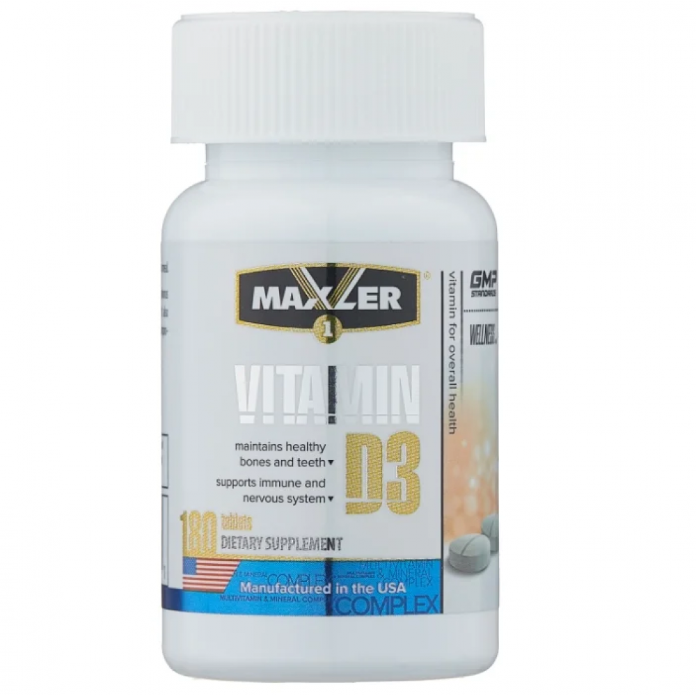 Maxler Vitamin D3 1200 UI (180 таб.)