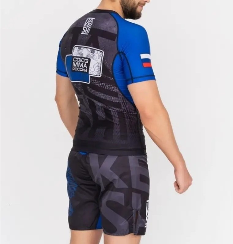 Рашгард союз ММА синий