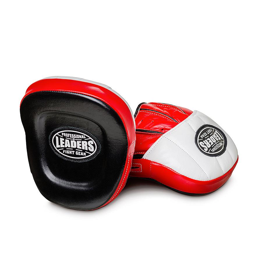 Лапы тренерские LEADERS TACTICAL  BK/WH/RD