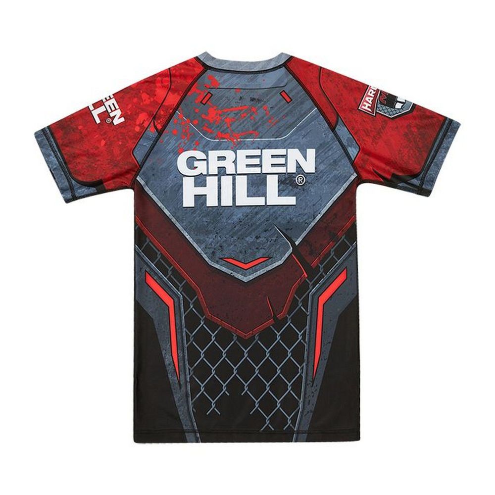 Рашгард RASH GUARD HARDCORE черно-красный 
