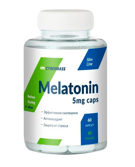Cybermass Melatonin 5 мг. (60 капс.)