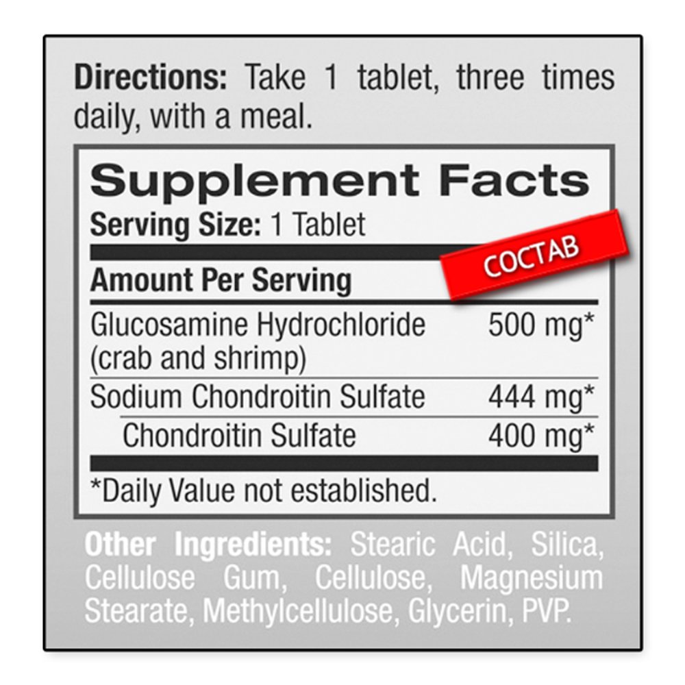 Natrol Glucosamine + Chondroitin (60 таб.)