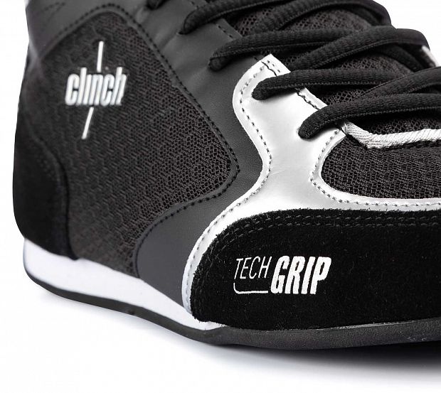Боксерки Clinch Punch черно-серебристые 40