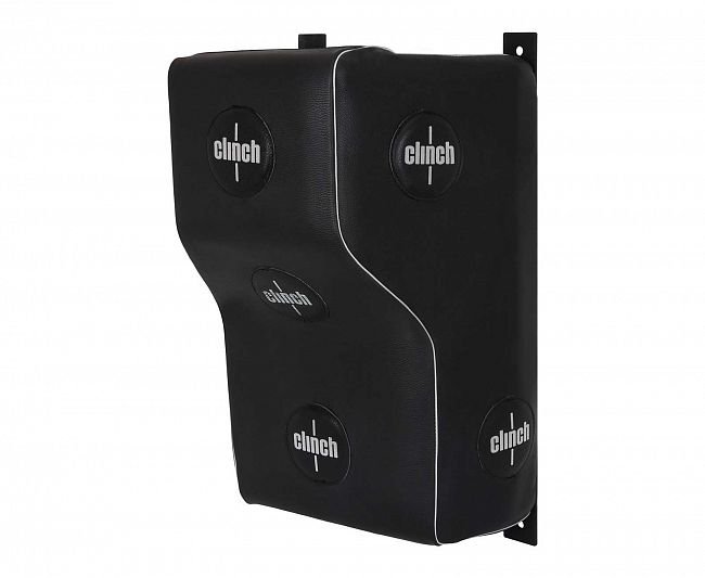 Подушка боксерская апперкотная Clinch Leather Profi & Durable 60x40 см черная