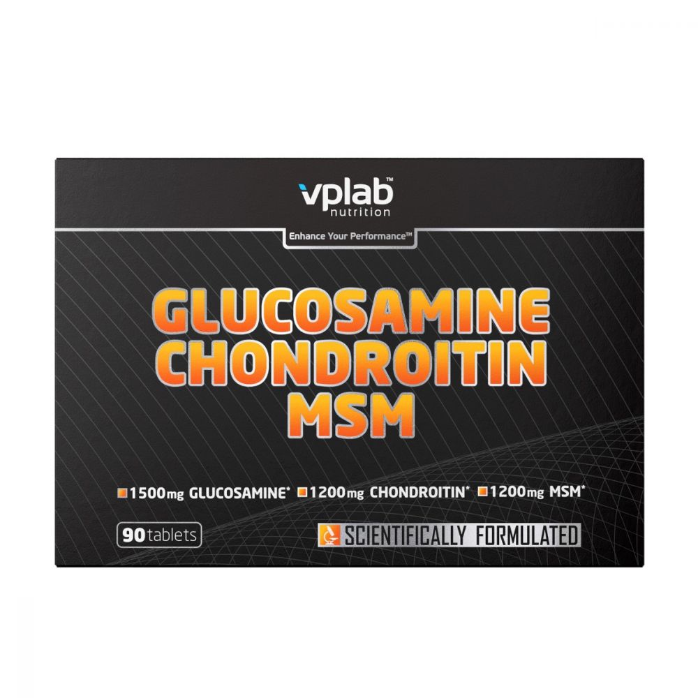 VP Laboratory Glucosamine & Chondroitin & MSM (90 таб.) (Без вкуса)