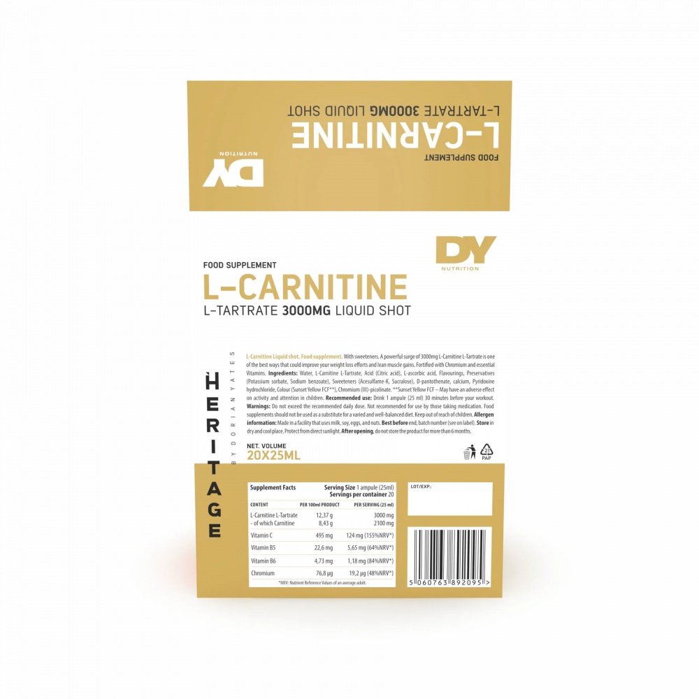 Dorian Yates  L-carnitine (25 ml)