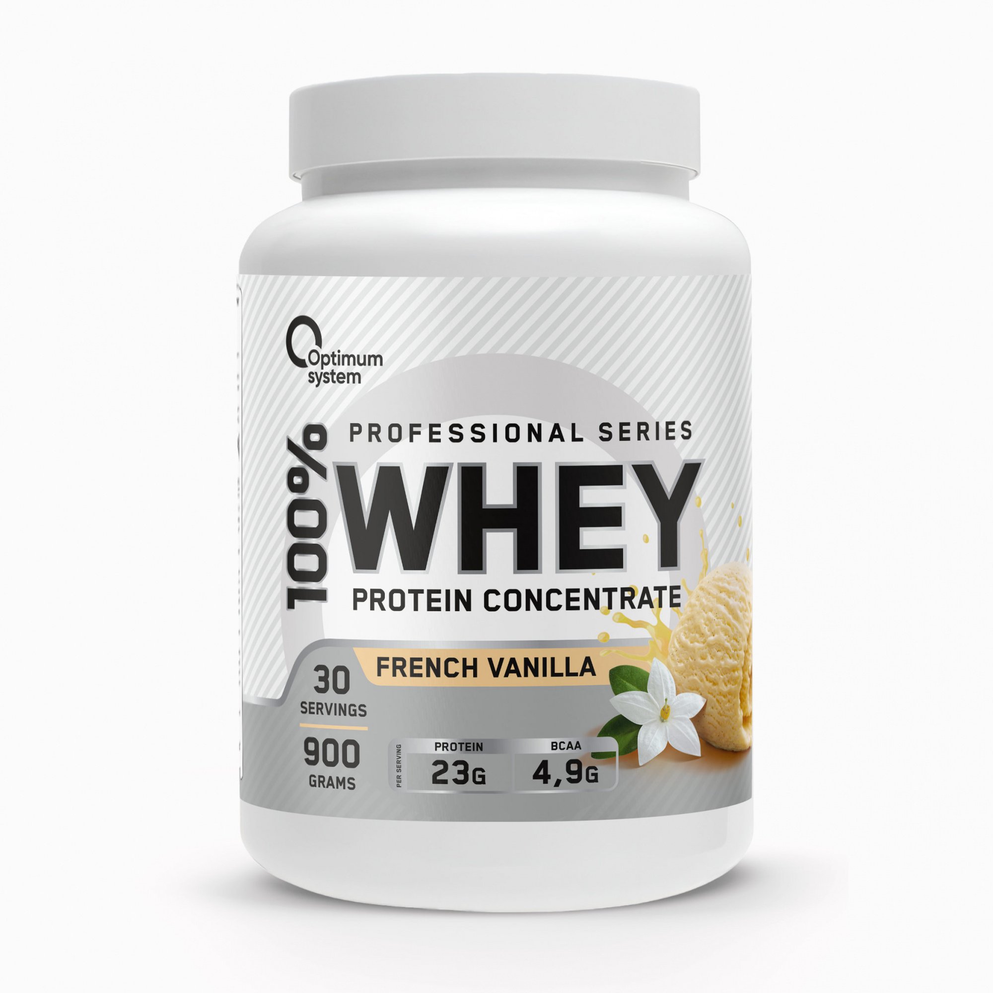 Optimum System Whey Protein (900 г.) (Ваниль)
