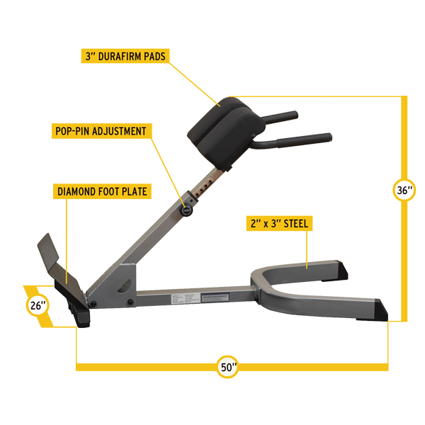 Гиперэкстензия 45% Body-Solid GHYP345