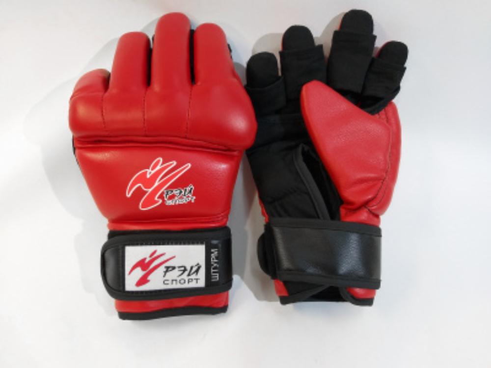 Перчатки-краги для АРБ ШТУРМ РЭЙ СПОРТ красный