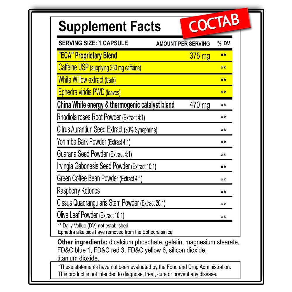 Cloma Pharma China White (100 таб.)