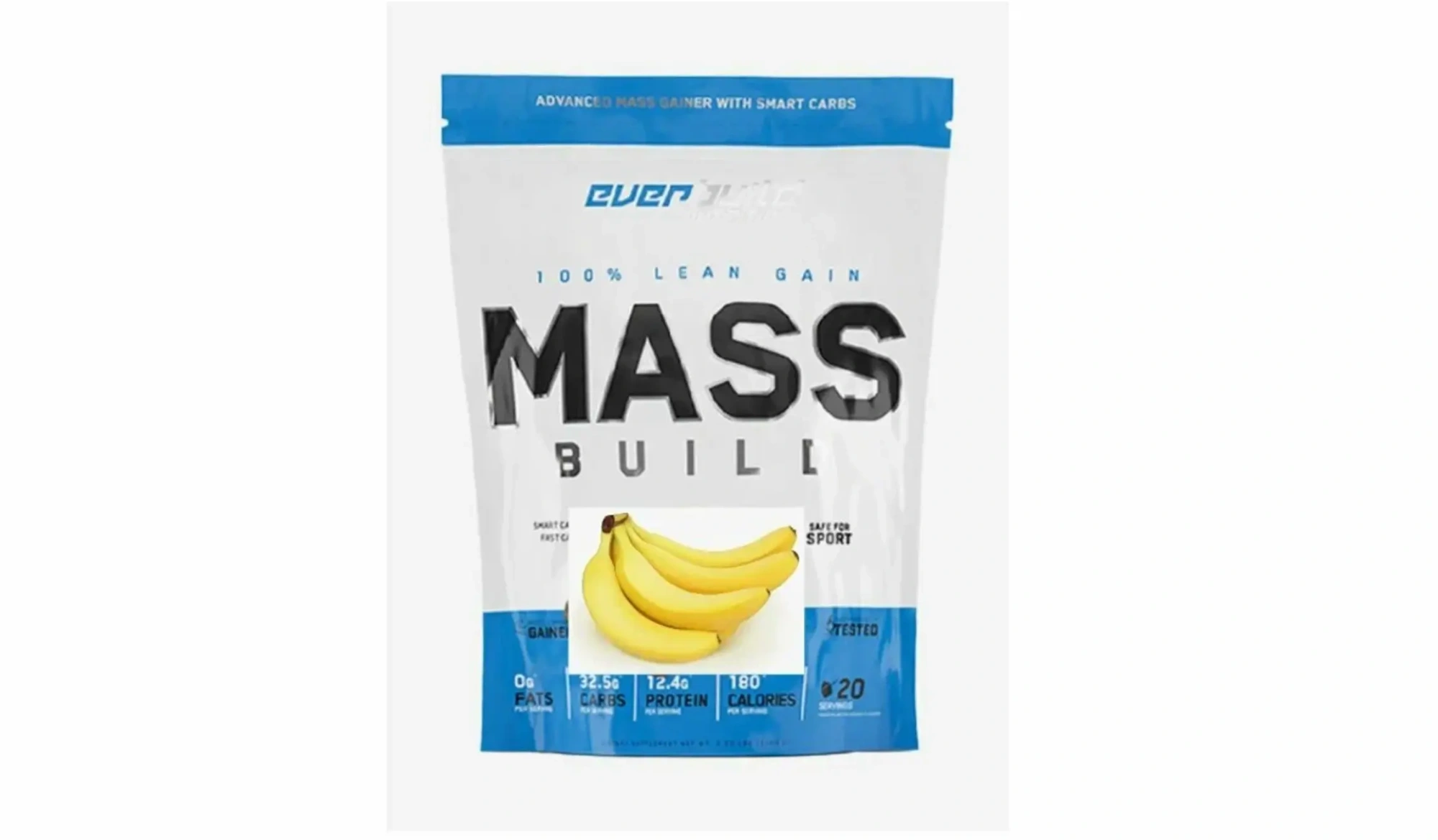 EVERBUILD Mass Build Gainer Bag (1000гр) (Банан)